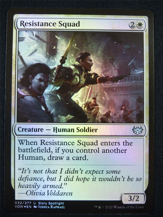 Resistance Squad Foil - Mtg Card #1M4