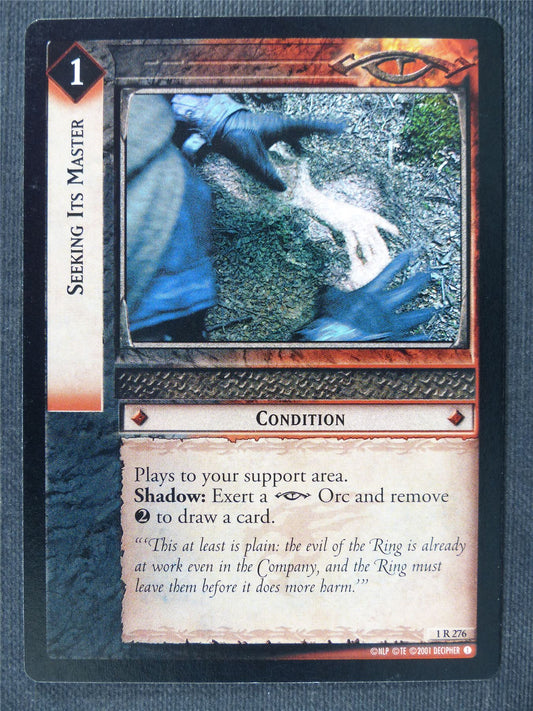 Seeking Its Master 1 R 276 - LotrR Cards #3CP