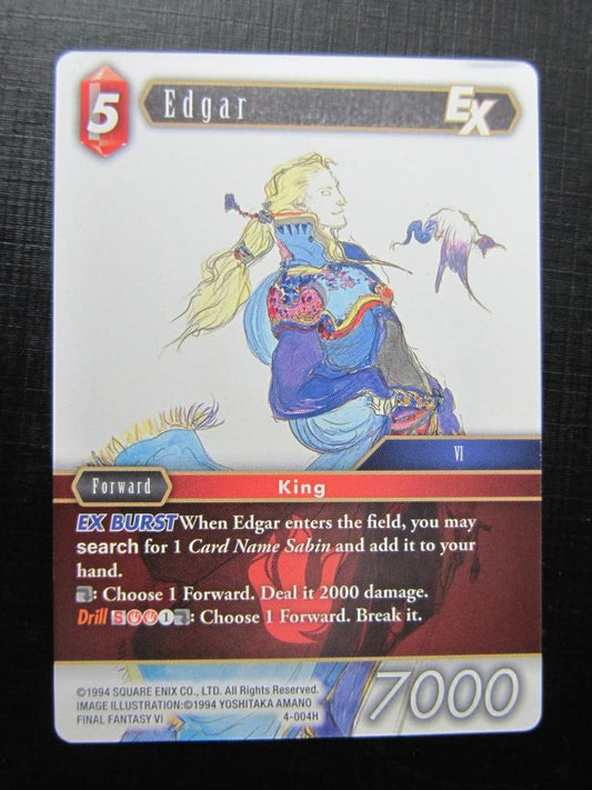 Edgar 4-004H - Final Fantasy Card # 5H55