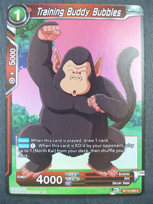 Training Buddy Bubbles BT15 Foil - Dragon Bal Super Card #8ZO