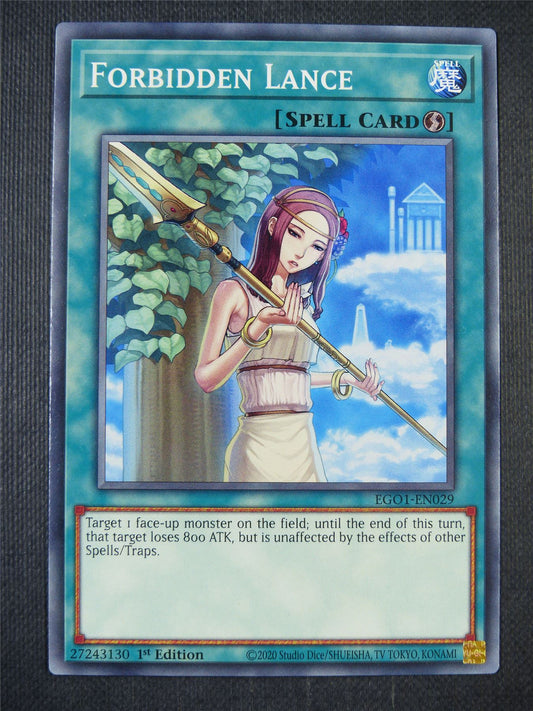 Forbidden Lance EGO1 - 1st ed Yugioh Card #8EQ