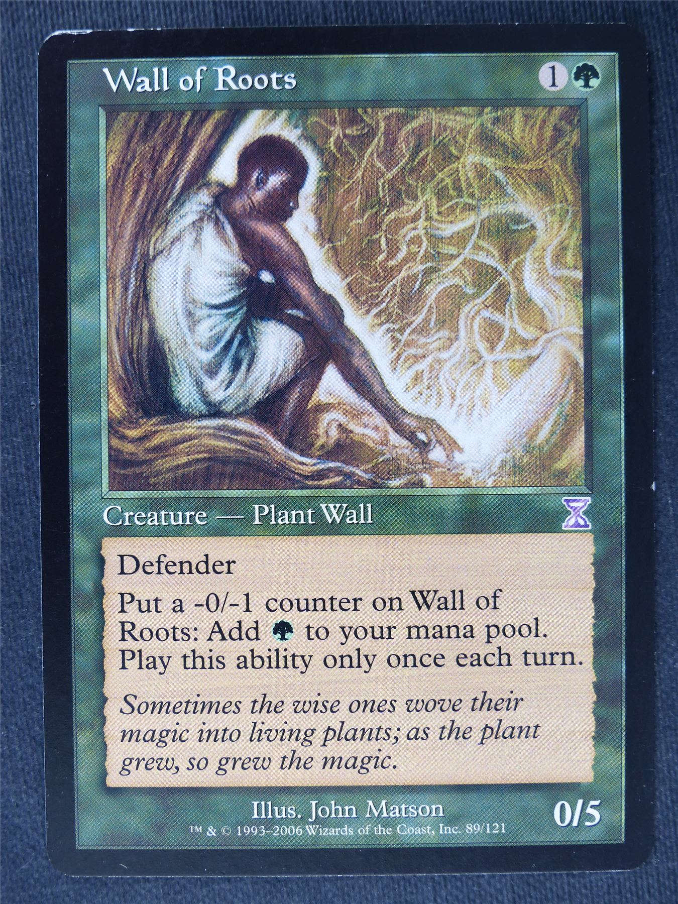 Wall of Roots played - Mtg Magic Cards #N9