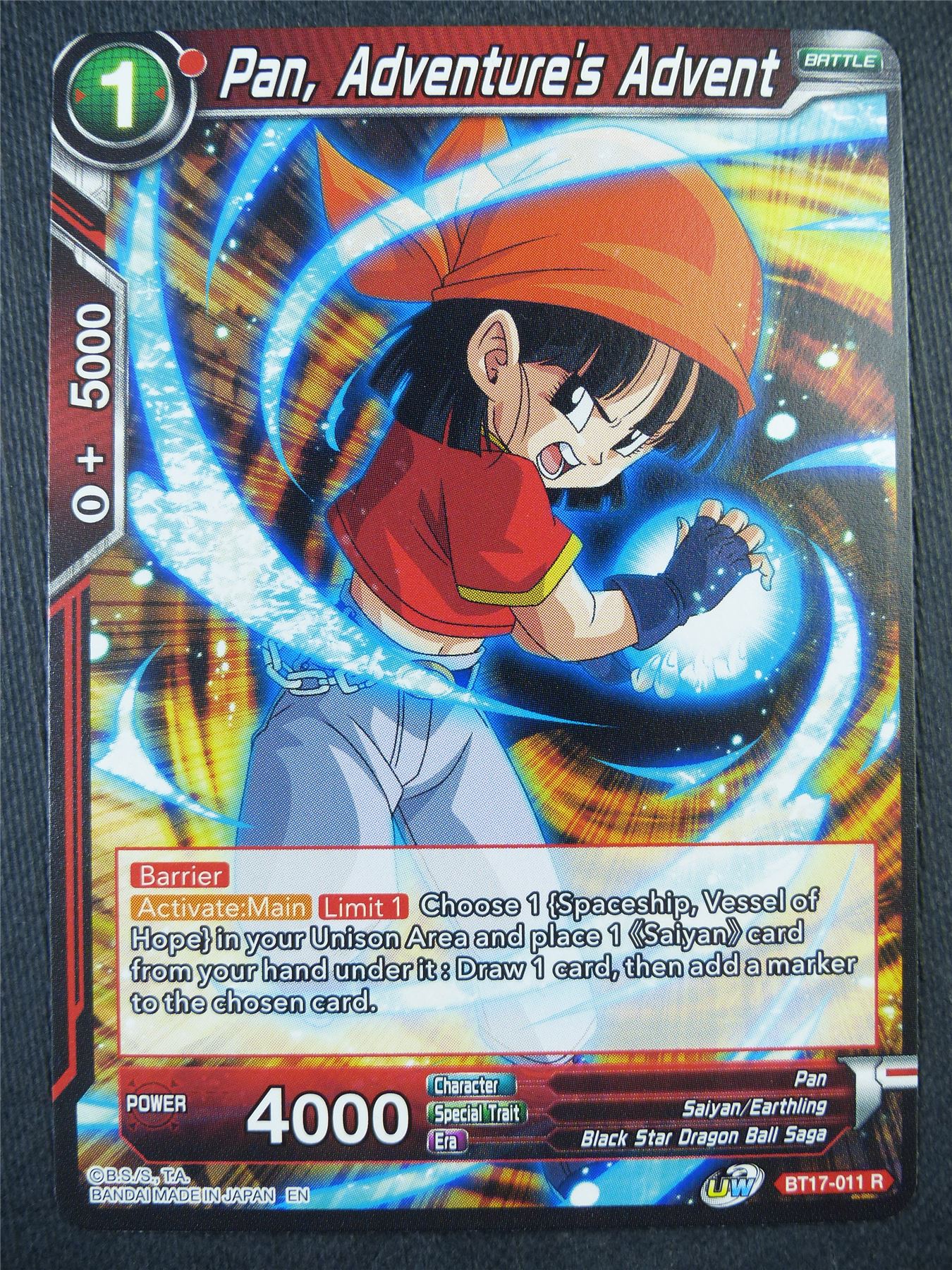 Pan Adventure's Advent BT17 R - Dragon Bal Super Card #93J