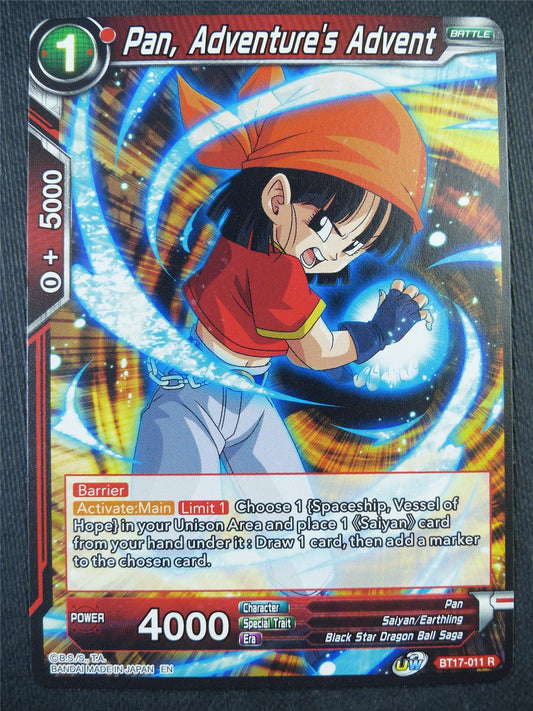 Pan Adventure's Advent BT17 R - Dragon Bal Super Card #93J
