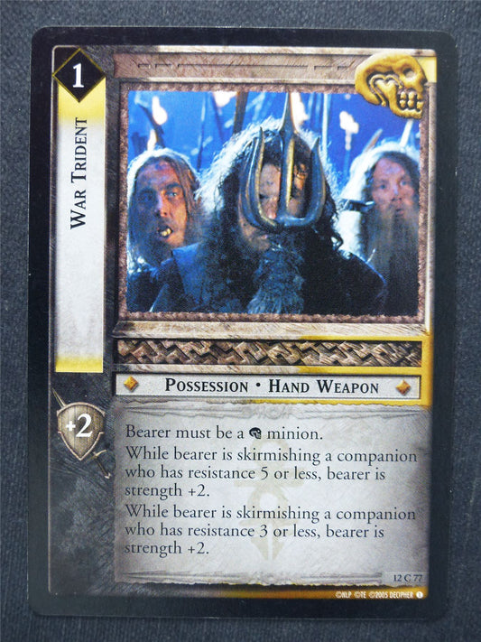 War Trident 12 C 77 - LotR Cards #TV