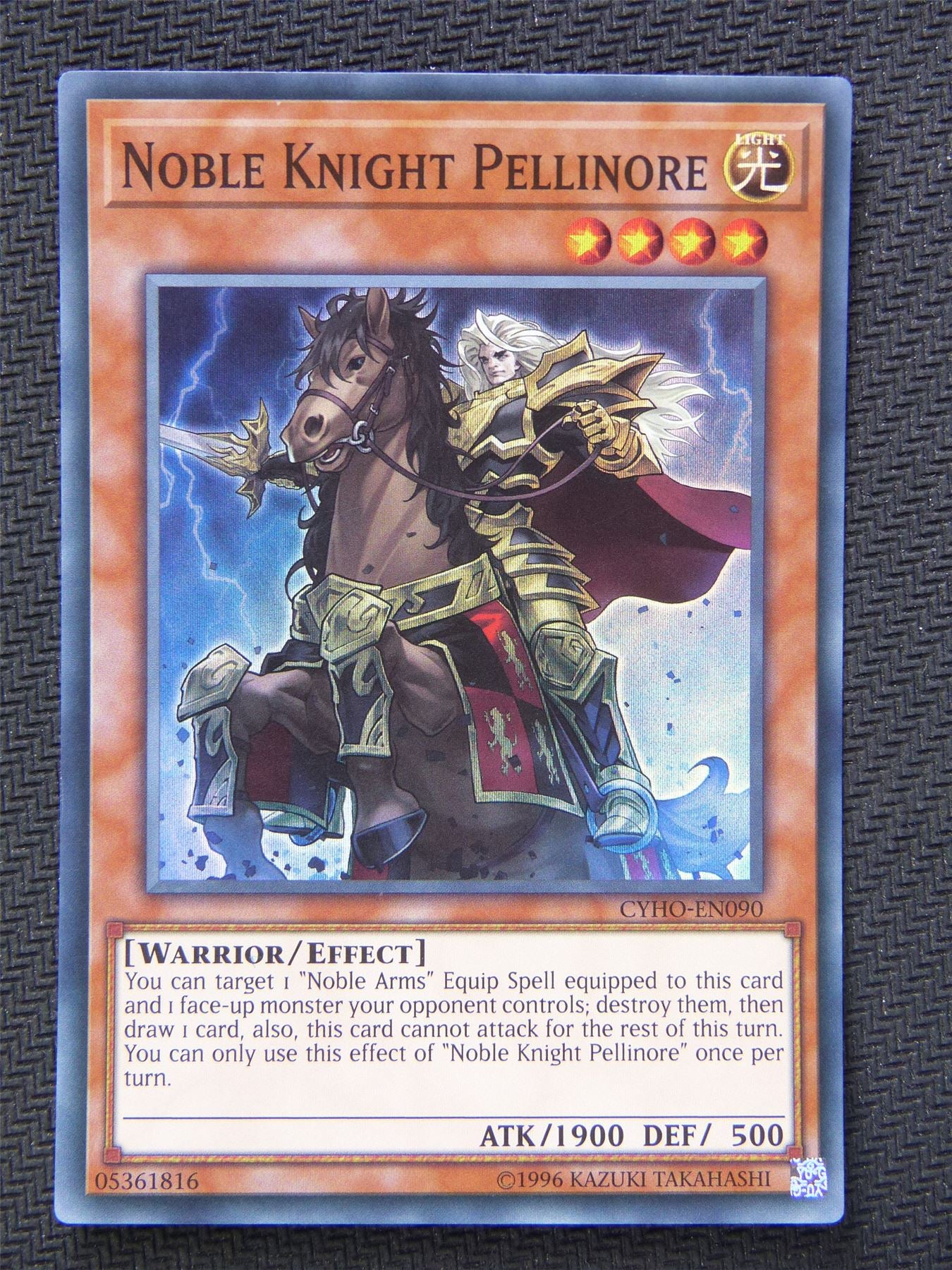 Noble Knight Pellinore CYHO - Super Rare - Yugioh Card #5VC