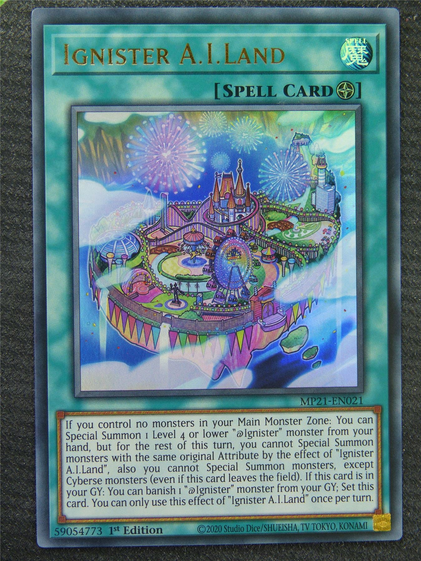 Ignister A I Land MP21 Ultra Rare - 1st ed - Yugioh Card #8QX