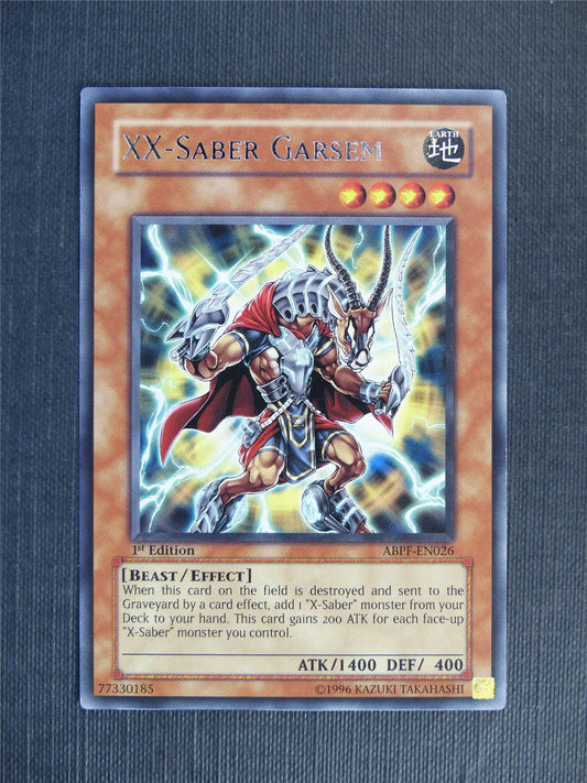 XX-Saber Garsem ABPF Rare - 1st ed - Yugioh Cards #16O