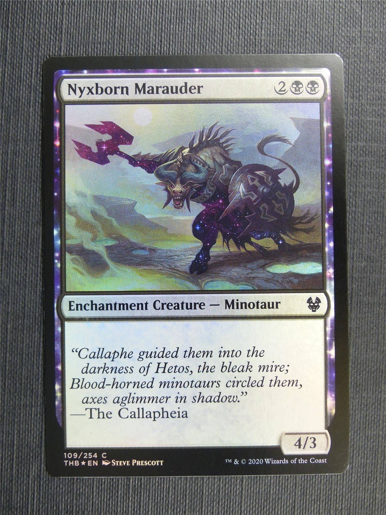 Nyxborn Marauder Foil - Theros Collector Ed - Mtg Magic Cards #3M3
