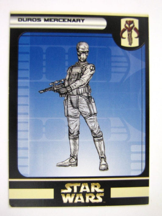 Star Wars Miniature Spare Cards: DUROS MERCENARY # 11B26