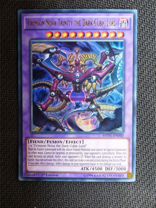 Crimson Nova Trinity The Dark Cubic Lord - MVP1 - Ultra Rare - Yugioh Card # 1J5