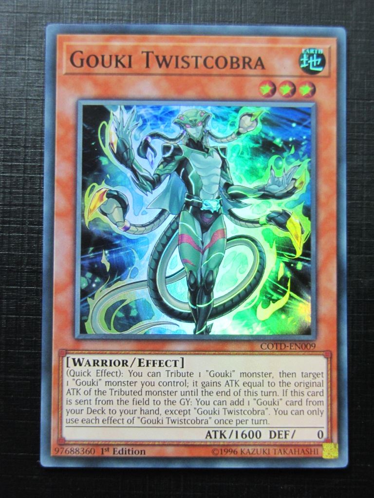 Gouki Twistcobra COTD Super Rare - 1st ed - Yugioh Card # 1J48