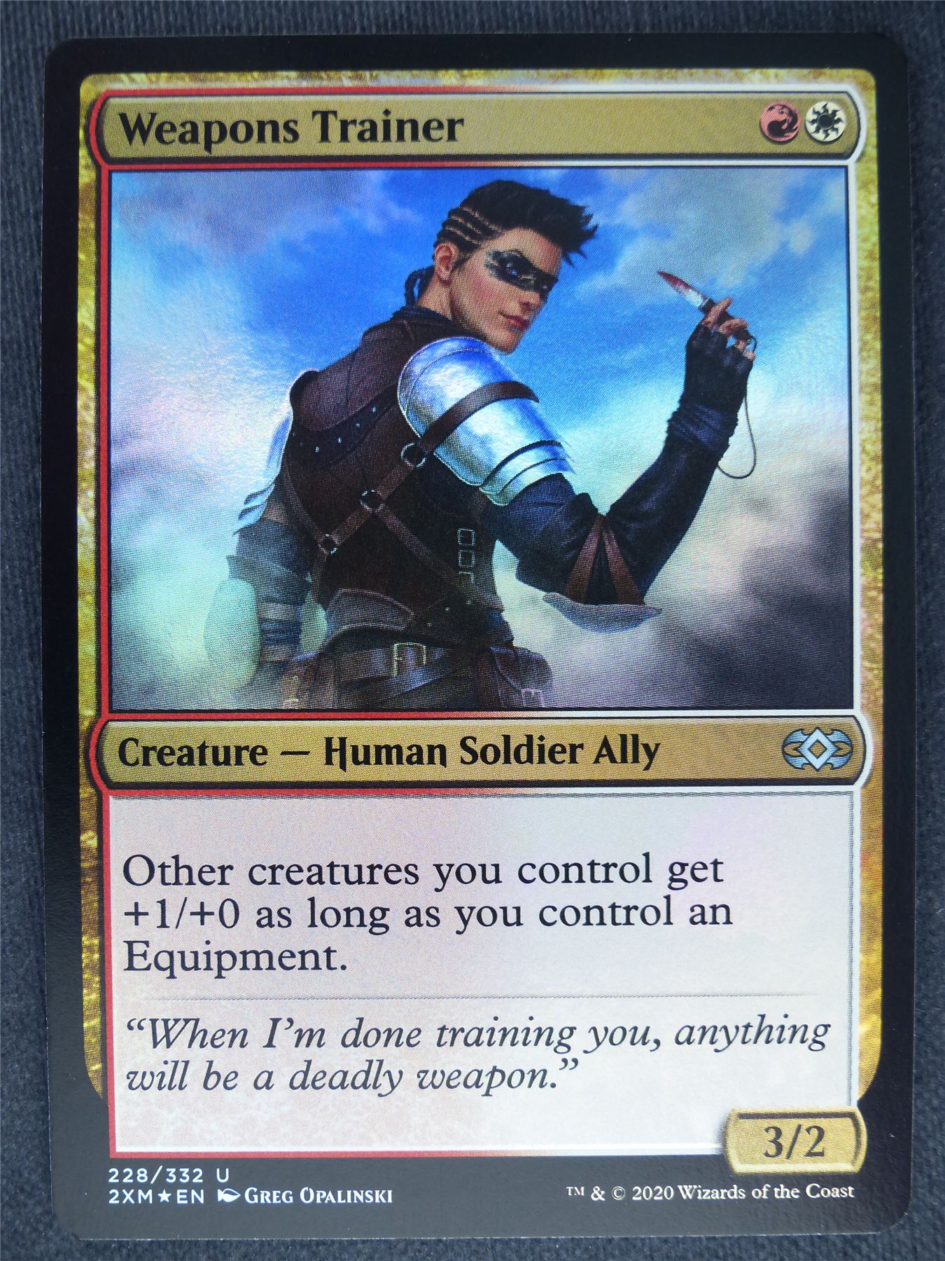Weapons Trainer Foil - Mtg Magic Cards #9Q