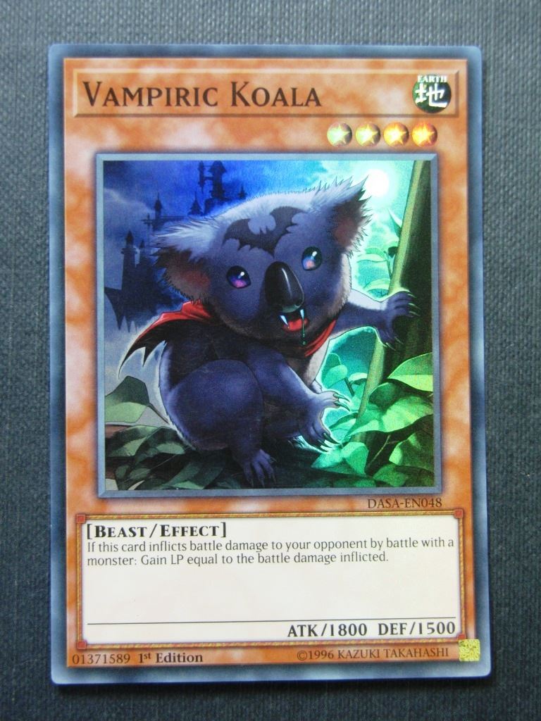 Vampiric Koala DASA Super Rare - 1st ed - Yugioh Cards #16F