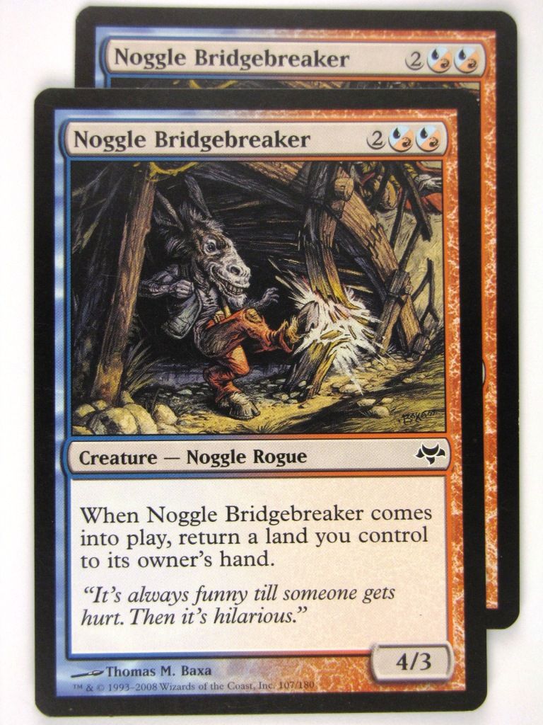 MTG Magic: The Gathering Cards: NOGGLE BRIDGEBREAKER x2: EVE