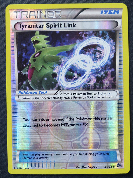 Tyranitar Spirit Link 81/98 Reverse Holo - Pokemon Cards #B2