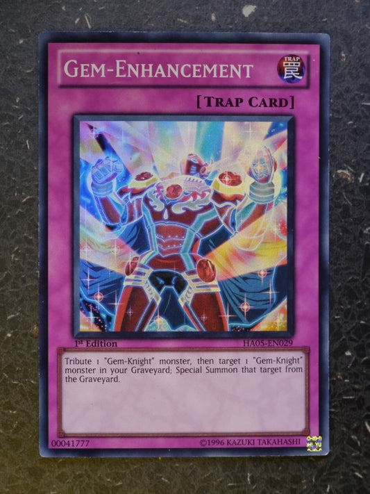 Yugioh Cards: GEM-EMHANCEMENT HA05 SUPER RARE # 9C65