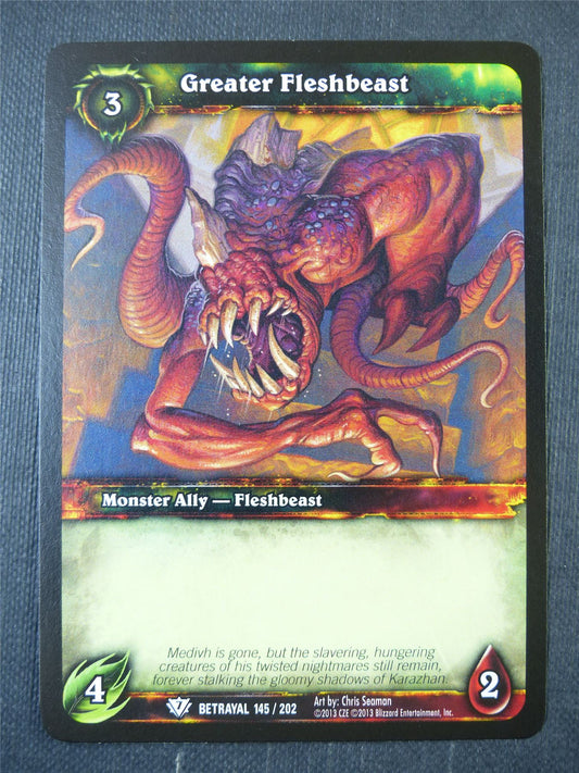 greater Fleshbeast 145/202 - WoW Card #18W