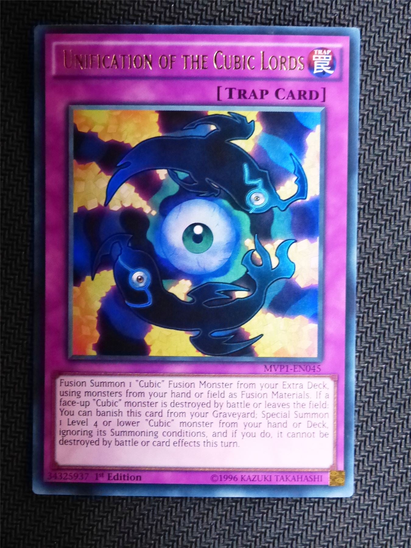 Unification of the Cubic Lords - MVP1 - Ultra  Rare - Yugioh Card # 1F62