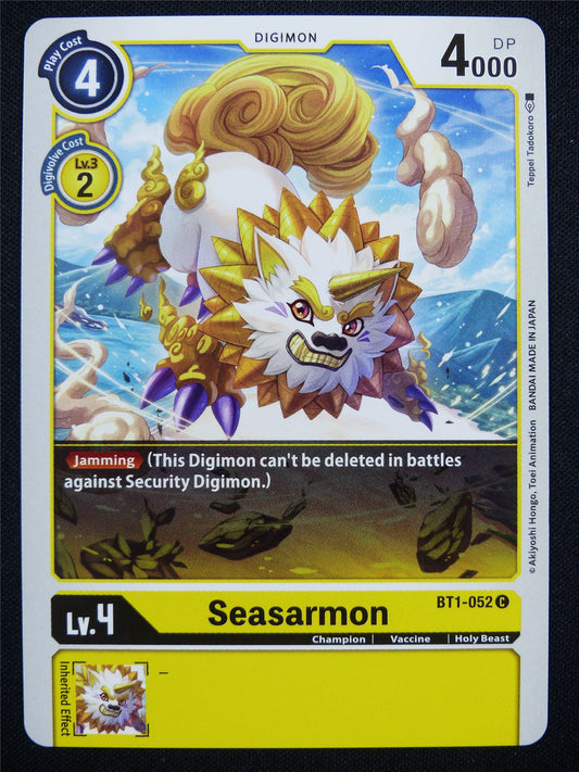 Seasarmon BT1-052 C - Digimon Card #186