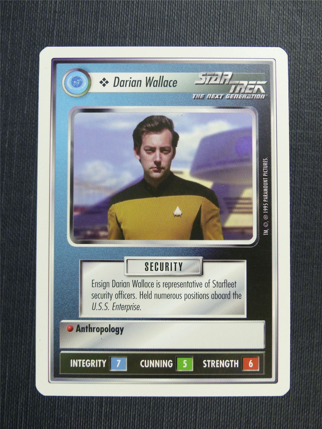 Darian Wallace - TNG - Star Trek Cards #4SN