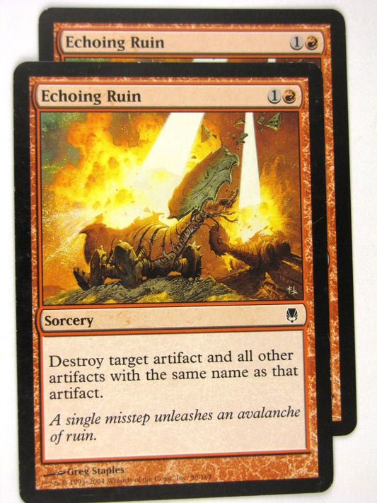 MTG Magic: the Gathering Cards: ECHOING RUIN x2: DST