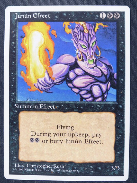 Junun Efreet - Fourth Edition - Mtg Magic Cards #2H7
