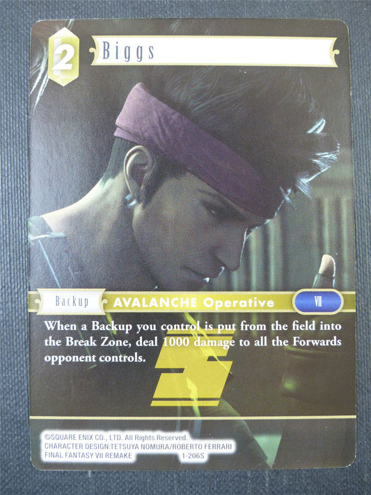 Biggs 1-206S - Final Fantasy Card #9DQ