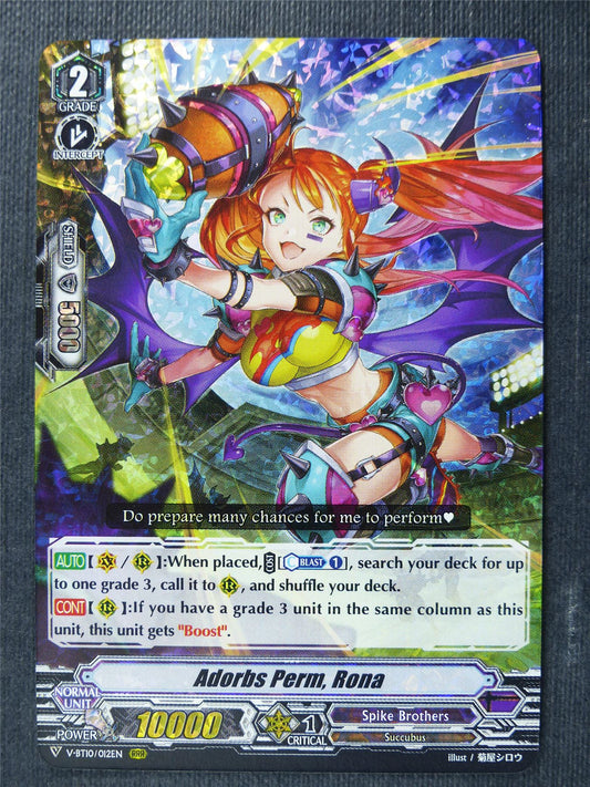 Adorbs Perm Rona V-BT10 RRR - Vanguard Cards #1EN