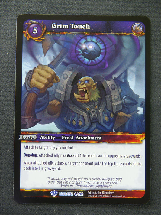 Grim Touch - Rare - World Of Warcraft #1OA