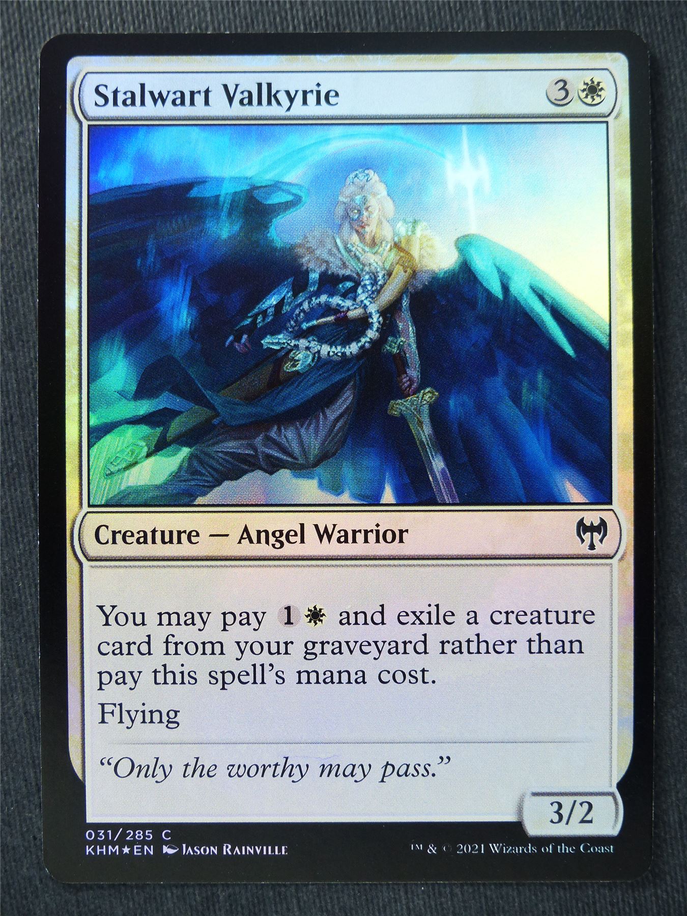 Stalwart Valkyrie Foil - Mtg Magic Cards #X9