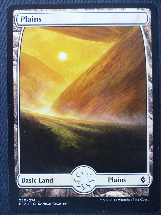 Plains Full Art 250/274 - Mtg Magic Cards #D3