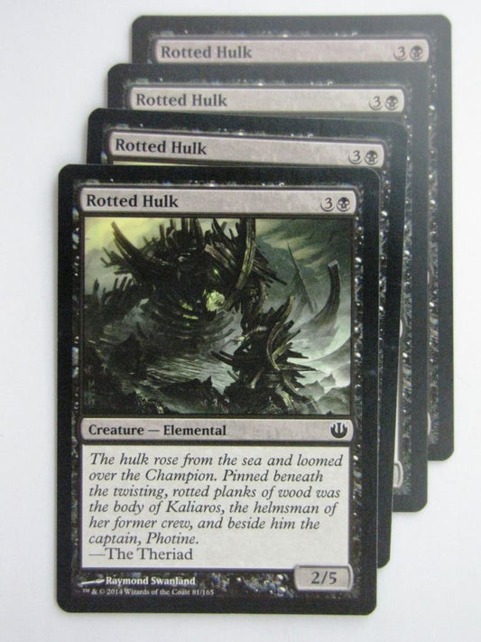 MTG Magic Cards: ROTTED HULK x4 Journey to Nyx playset # 24B69