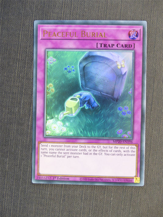 Peaceful Burial MP20 Ultra Rare - 1st ed - Yugioh Cards #5JV