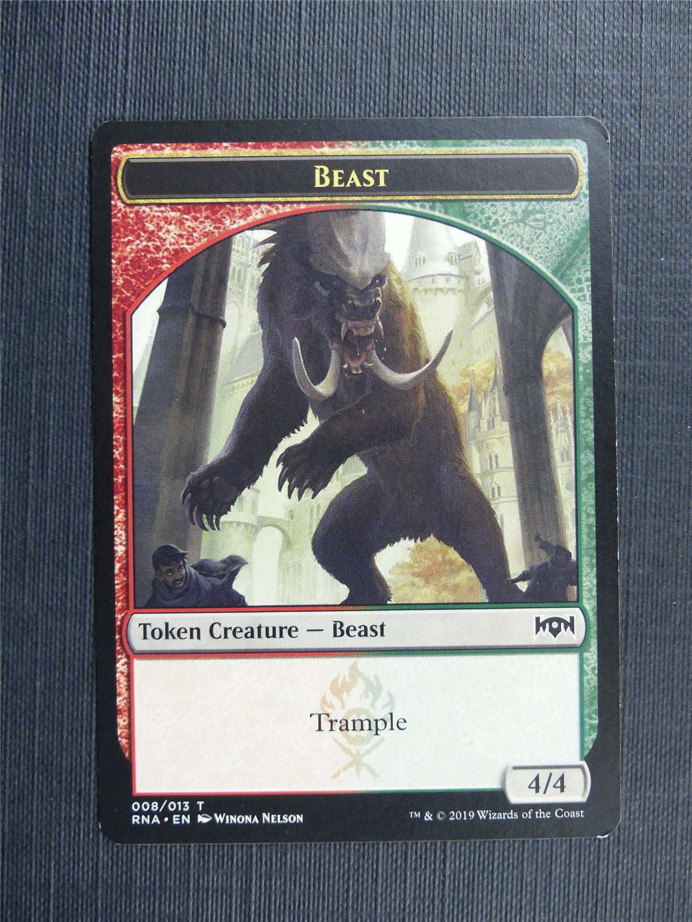 Beast - Token - Mtg Magic Cards #3SI