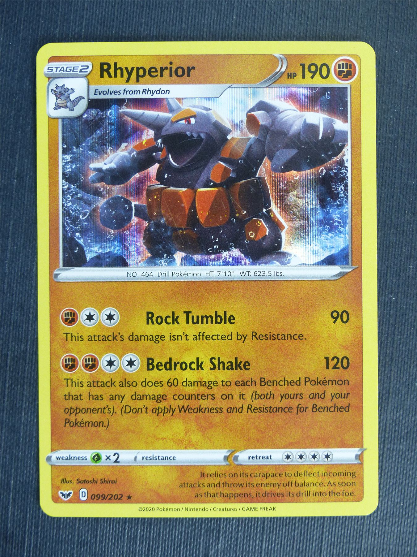 Rhyperior 099/202 Holo - Pokemon Cards #2IF