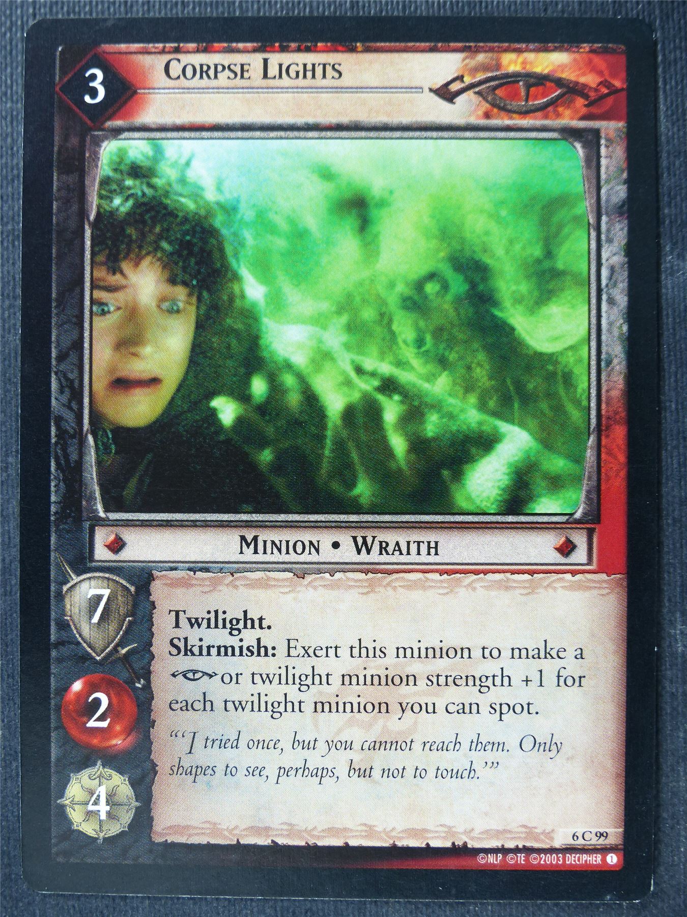 Corpse Lights 6 C 99 - LotR Card #47K