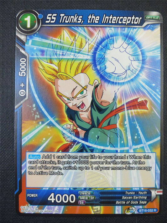 SS Trunks the Interceptor R - Dragon Ball Super Card #7VY