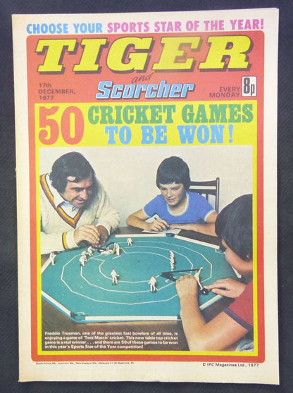 Tiger And Scorcher Comic - 17 Dec 1977 #J7