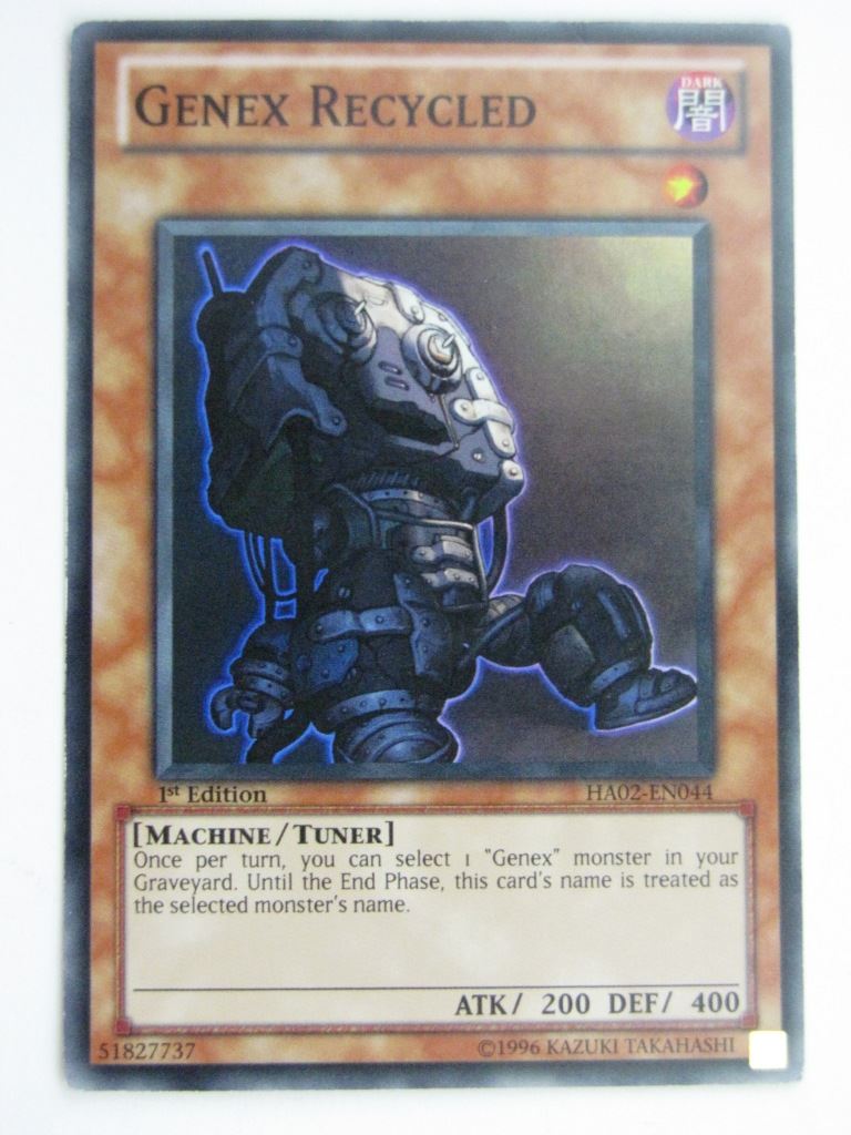 Yugioh Played Cards: GENEX RECYCLED HA02 SUPER RARE # 29G97