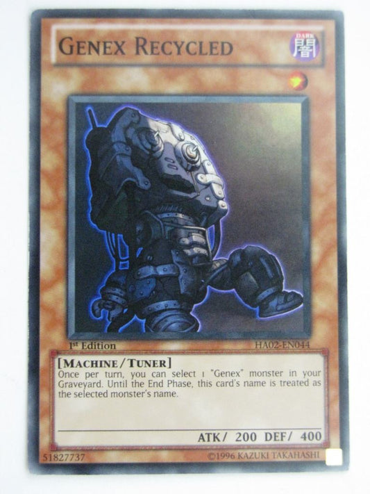 Yugioh Played Cards: GENEX RECYCLED HA02 SUPER RARE # 29G97