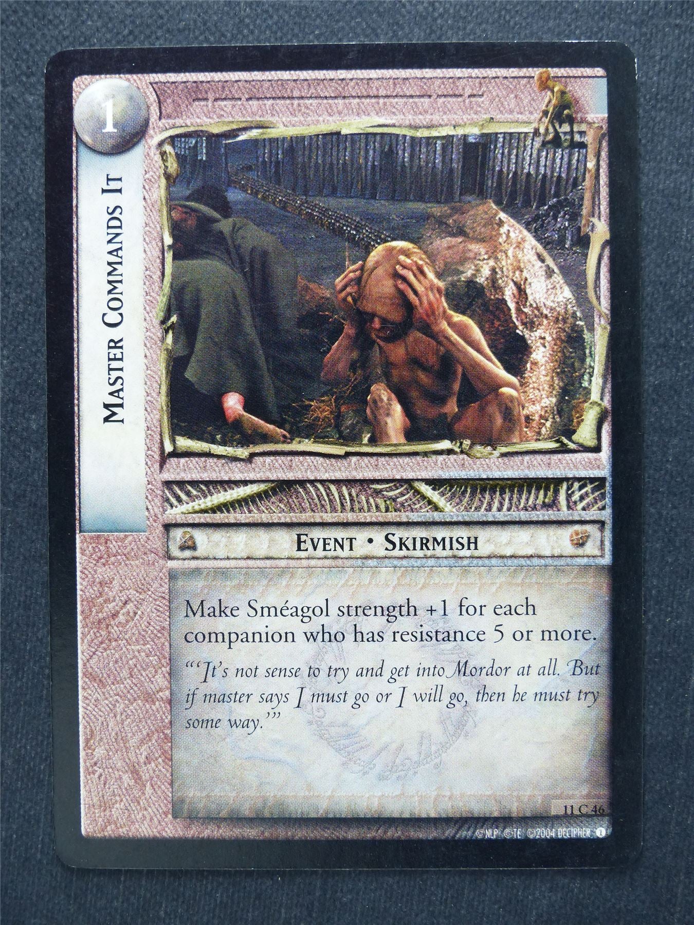 Master Commands It 11 C 46 - LotR Cards #KF