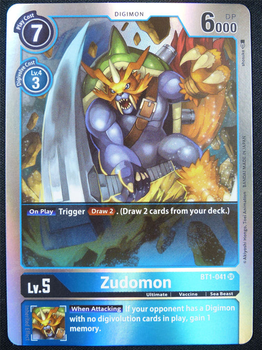 Zudomon BT1-041 SR - Digimon Card #A6