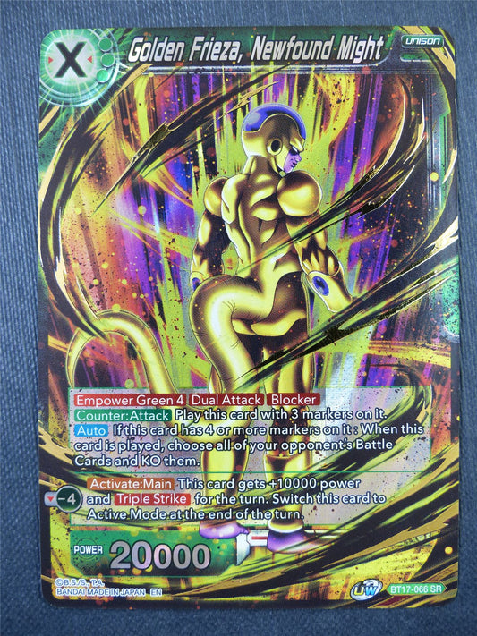 Golden Frieza Newfound Might SR - Dragon Ball Super Card #5AP