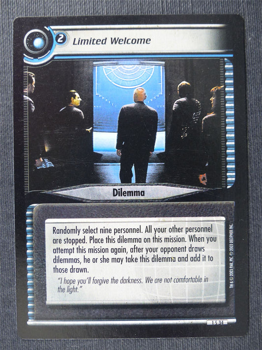 Limited Welcome - Star Trek Cards #V6