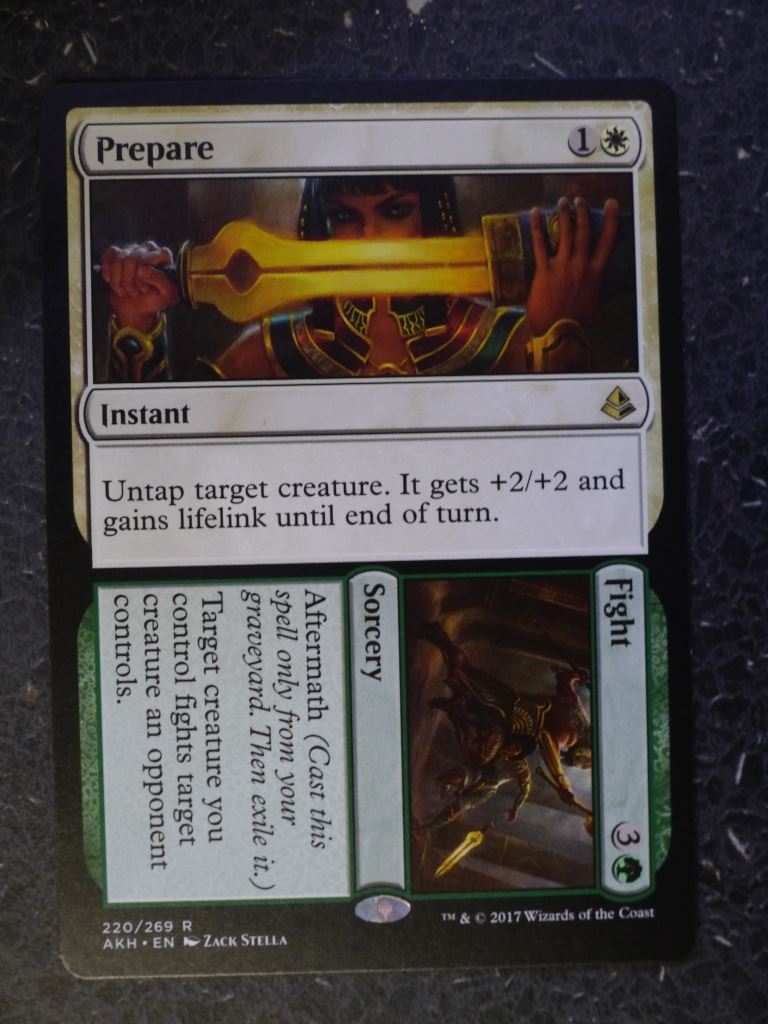 MTG Cards: PREPARE FIGHT # 10A22