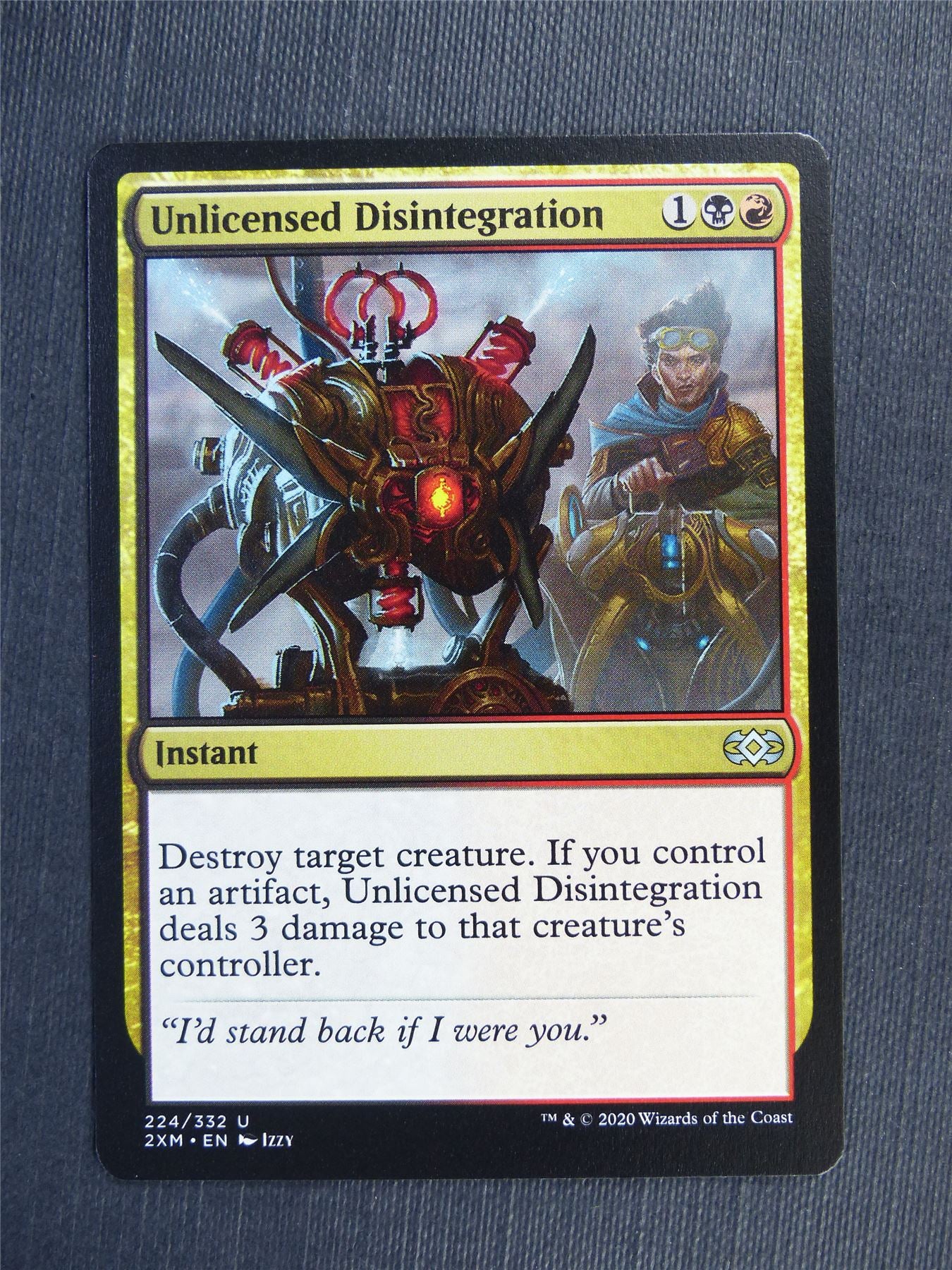 Unlicensed Disintegration