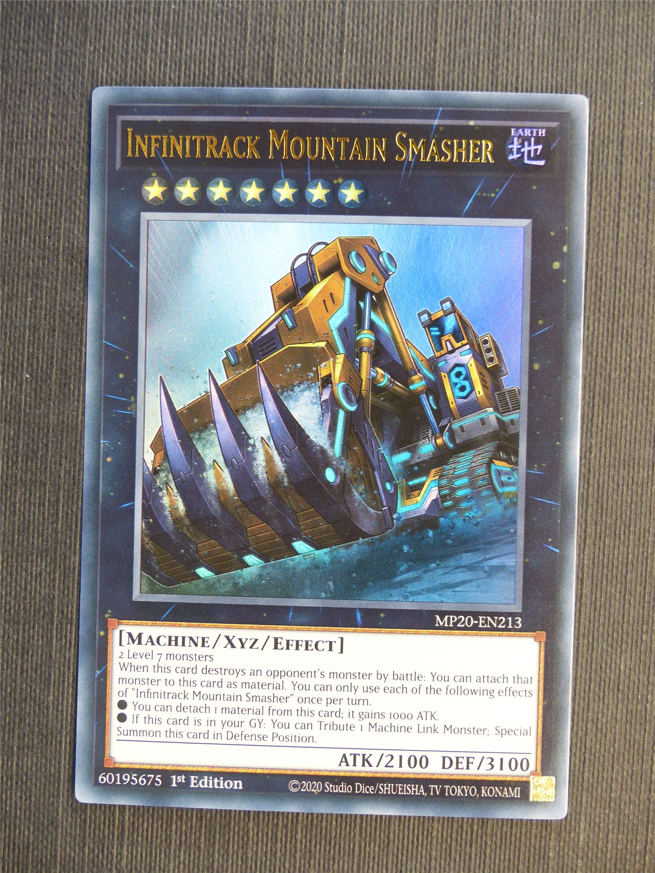 Infinitrack Mountani Smasher MP20 Ultra Rare - 1st ed - Yugioh Cards #68I