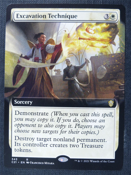 Excavation Technique Extended art - Mtg Magic Cards #1DF