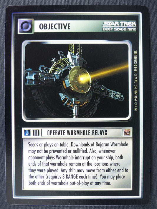 Operate Wormhole Relays - DS9 - Star Trek Cards #ZU